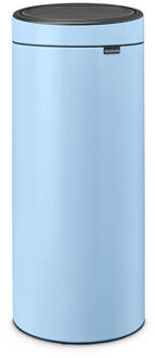 Brabantia Touch Bin Afvalemmer 30 Liter - Dreamy Blue Blauw