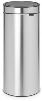 Brabantia Touch Bin New Afvalemmer 30 Liter Zilver