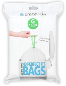 Brabantia Vuilniszakken Code G - 23-30 Liter (40 stuks)