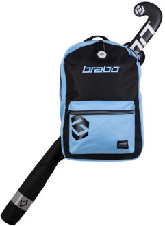Brabo backpack force navy/white hockey rugzak - Blauw - One size