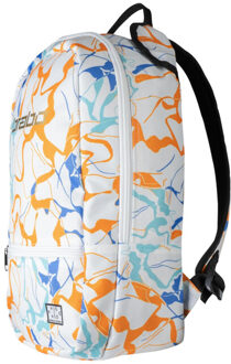 Brabo backpack fun marble white hockey rugzak - - maat One size Wit