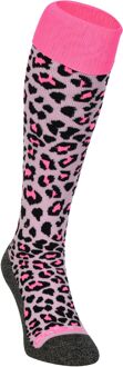 Brabo BC8450B Socks Cheetah Soft Pink - Soft Pink - Vrouwen - Maat 36-40