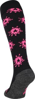 Brabo BC8550A Socks Splash Black/Pink - Black/Pink - Unisex - Maat 36-40