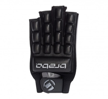 Brabo BP1050 Foam Glove W/O Thumb Sr. - Veldhockeyhandschoen - Links - Maat L - Zwart