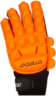 Brabo F2.1 Pro Zaalhockey Handschoen (links) oranje - zwart - XXS