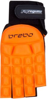 Brabo F4.1 Hockey  Sporthandschoenen - Unisex - oranje/zwart