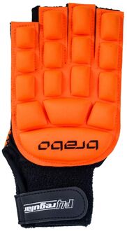 Brabo F4.1 Hockey  Sporthandschoenen - Unisex - oranje/zwart