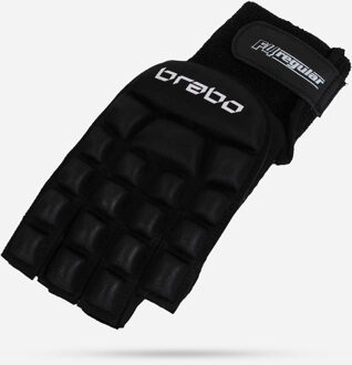 Brabo Foam Glove F4.1 w/o Thumb L.H. Black Sporthandschoenen Unisex - Maat S