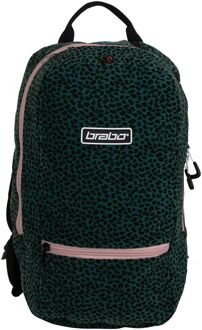 Brabo Fun Leopard Backpack blauw - ONE