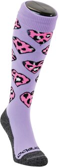 Brabo Hearts Purple Cheetah Hockeykousen Paars - 28-30