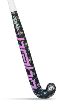 Brabo O'Geez Floral Junior Hockeystick Paars - 25 inch