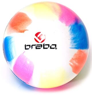 Brabo SM Ball - Veldhockeybal - Wit/ Roze/ Geel