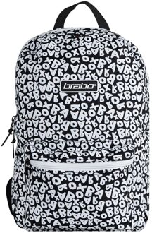 Brabo Storm Graffiti Hockeyrugzak Junior zwart - wit - 1 SIZE