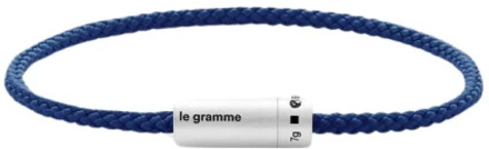 Bracelets Le Gramme , Blue , Unisex - L,M,S