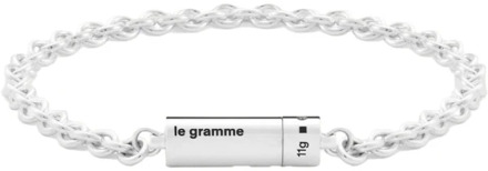 Bracelets Le Gramme , Gray , Unisex - M,S,S/M