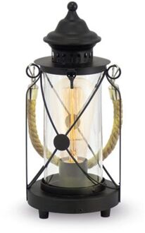Bradford Tafellamp - E27 - 33 cm - Zwart