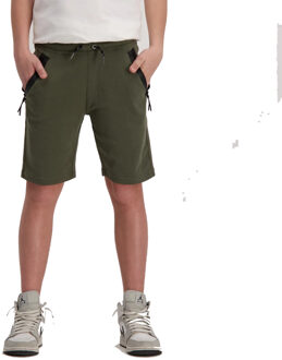 Braga SW Casual Short Jongens 176 Donkergroen