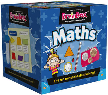 BrainBox Kaartspel - Wiskunde Editie Refresh (55 kaarten)