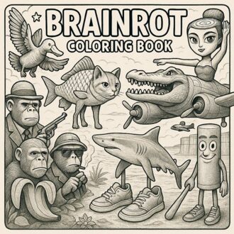 Brainrot Coloring Book - Andries B.V.