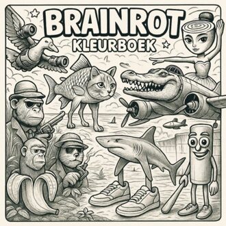 Brainrot Kleurboek - Andries B.V.