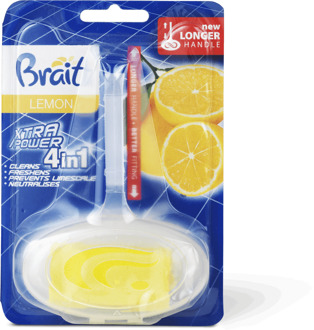 Brait Toilet Reiniging Brait Wc Block Lemon 40 g