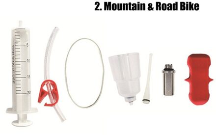 Brake Bleed Kit Voor Shimano Remsysteem, Minerale Olie Rem, trechter Set Fiets Reparatie Tool Аксессуары Для Велосипеда transparant 2