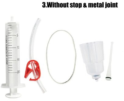 Brake Bleed Kit Voor Shimano Remsysteem, Minerale Olie Rem, trechter Set Fiets Reparatie Tool Аксессуары Для Велосипеда transparant 3