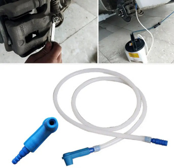 Brake Oil Changer Connector Emptying Tool with 1.2m Oil Pumping Pipe Brake Oil Replacement Tool for Car Vehicles Accessories