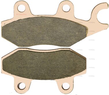 Brake Pad set voor TRIUMPH Tiger 1050 2007 SINTERED achterkant