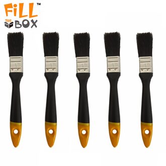 Brakeman Penselen Plastic Schilderij Toepassing Diy Art 1 ''2'' 3 ''4'' 1.5 ''2.5'' aquarel Borstel Differeent Grootte 1 duim 5stk