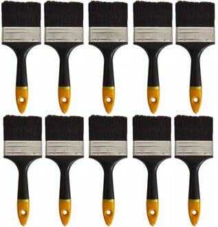 Brakeman Penselen Plastic Schilderij Toepassing Diy Art 1 ''2'' 3 ''4'' 1.5 ''2.5'' aquarel Borstel Differeent Grootte 3 duim 10stk