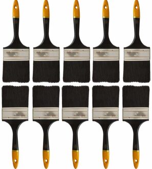 Brakeman Penselen Plastic Schilderij Toepassing Diy Art 1 ''2'' 3 ''4'' 1.5 ''2.5'' aquarel Borstel Differeent Grootte 4duim 10stk