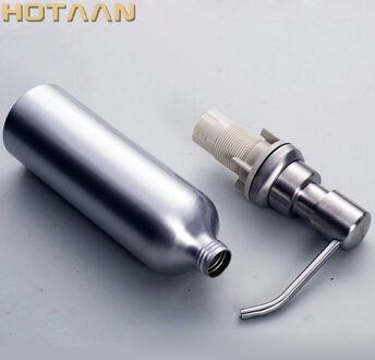 Brand 1 Pc Aanrecht Zeepdispenser (Roestvrij Stalen Kop + Aluminium Fles) En Retail