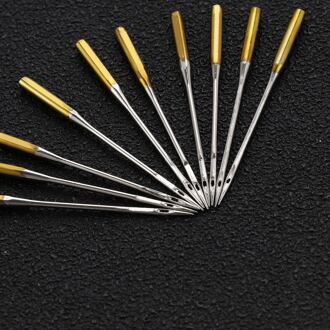 Brand 10PCS Rvs Stitch Pins Naaimachine Naalden 90/14 DIY Huishoudelijke Threading Overlock Naaimachine Naalden