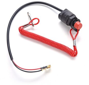Brand Buitenboordmotor Motor Scooter Atv Kill Stop Schakelaar Veiligheid Tether Koord Lanyard 1stk Kill Switch