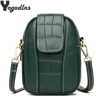 Brand Design PU Leather Crossbody Bag For Women Small Phone Purse Shoulder Bags Crocodile Pattern Mini Women Messenger Pouch Bag
