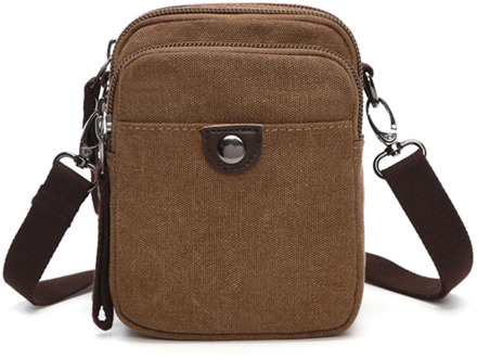 brand designer canvas bag mini Messenger bag shoulder bag for men high quality casual waist bag Bolso Small square bag