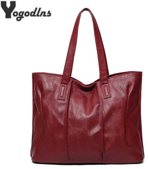 Brand Designer Shopping Purse Bags For Women 2020 Fashion Casual PU Leather Large Capacity Shoulder Bag Ladies Tote Handbag