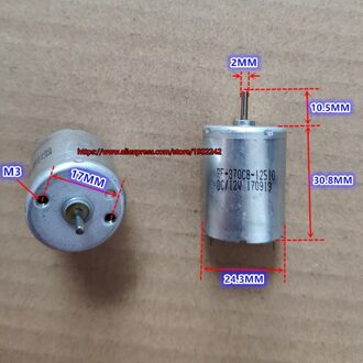 Brand Diamter 24Mm RF-370CB 12V 3700Rpm Edele Metalen Borstel Dc Motor Low Noise Speelgoed Model 370 motor ~