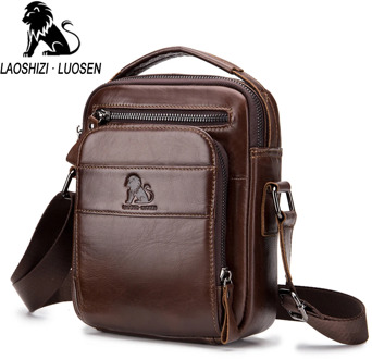 Brand Genuine Leather man Shoulder Bags fashion vertical flap cow leather Messenger bag for male men's Casual Tote handbags