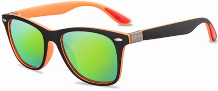 Brand Gepolariseerde Zonnebril Vrouwen Mannelijke Vintage Zonnebril Voor Mannen Rijden Mode Spuare Spiegel Zomer UV400 kleur 5