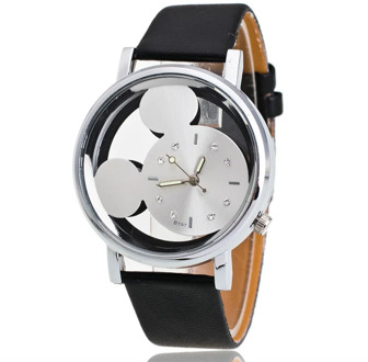 Brand Leather Quartz Watch Women Children Girl Boy Kids Fashion Bracelet Wrist Watch Wristwatches Clock Relogio Feminino Cartoon