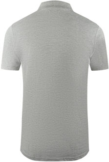 Brand Logo Plain Grey Polo Shirt - maat Grijs