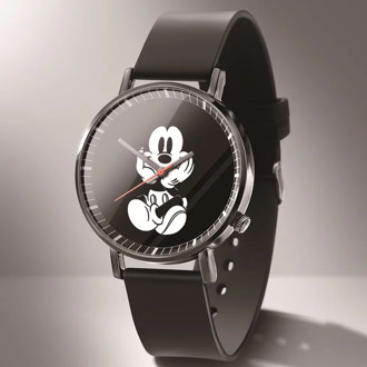 Brand Mickey Luxury New Fashion Men Women Watch Quartz Watch Casual Leather Watch Bear Clock Relogio Masculino Reloj mujer