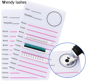 Brand New Acrylic Eyelash Board Professional Individual Eyelash Extension Hand Plate Acrylic White Eyelash Plate Eyelash Tools