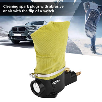 Brand New Car Pneumatic Air Spark Plug Cleaner Cleaning Tool With Abrasive High Efficiency Hardware Anti-Rust