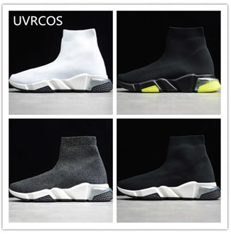 Brand New Casual Women Shoes Top Quality Fashion Meth Breathable Womens Trainers Comfortable Sock Shoes Soft Sneakers Men Runner