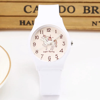 Brand New Fashion Cute Harajuku Unicorn Watermelon Girl's Boy's Children Watch Waterproof Sport Jelly Watch Lady Quartz Watch