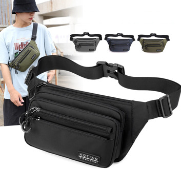 Brand Nylon Waterproof Men's Waist Packs 2020 New Boy Outdoor Travel Waist Bag Unisex Chest Bag Storage Pocket Male Dropshipping