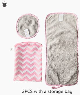 Brand Reiniging Bladerdeeg Microfiber Make-Up Remover Reiniging Handdoek Verwijderen Vlekken Snelle Gezicht Handdoeken Herbruikbare Makeup Remover Pads 2stk reeks met zak